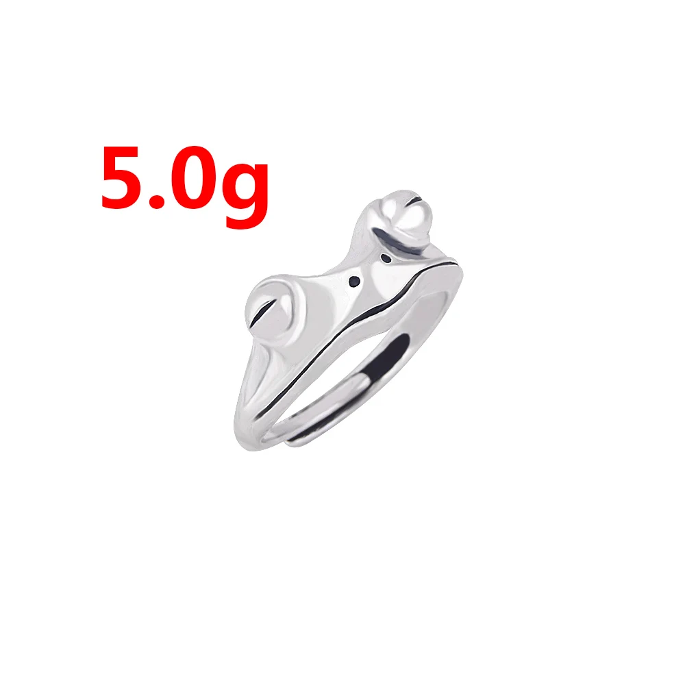 

Bohemian Frog Popular Ruby Ring Adjustable Opening Zinc Alloy Men and Women Couples Cosplay Props Party Gifts