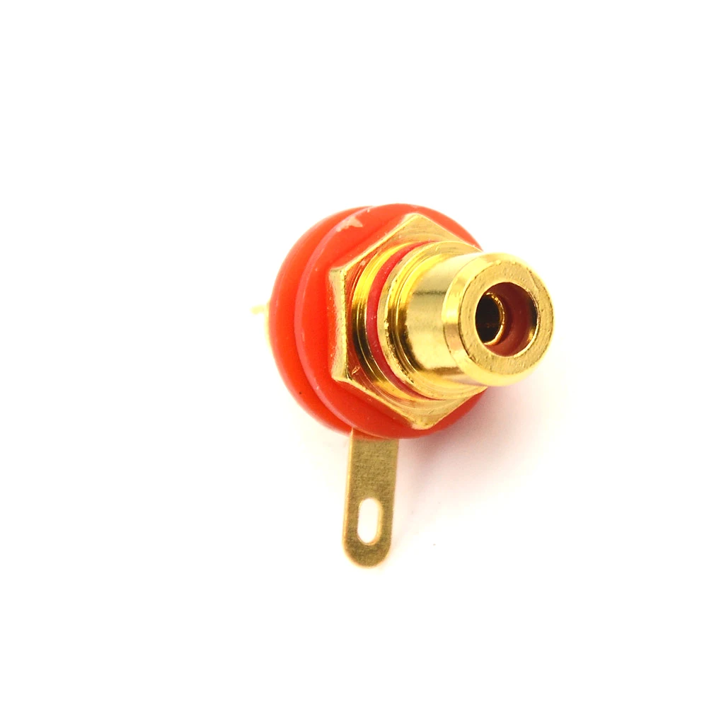 2 шт./лот усилитель шасси Phono разъем с гайкой припоя чашка Панель Крепление RCA