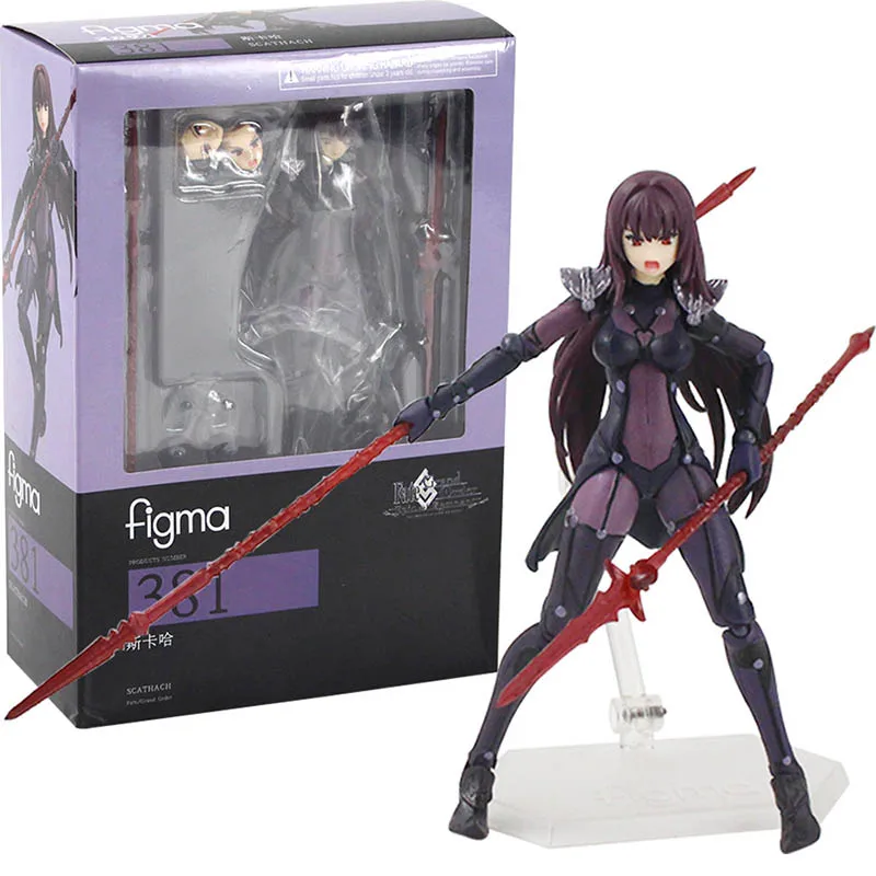 Аниме 381 # Fate Grand Order Lancer Scathach ПВХ Figma fate экшн-фигурка Коллекционная модель игрушка |