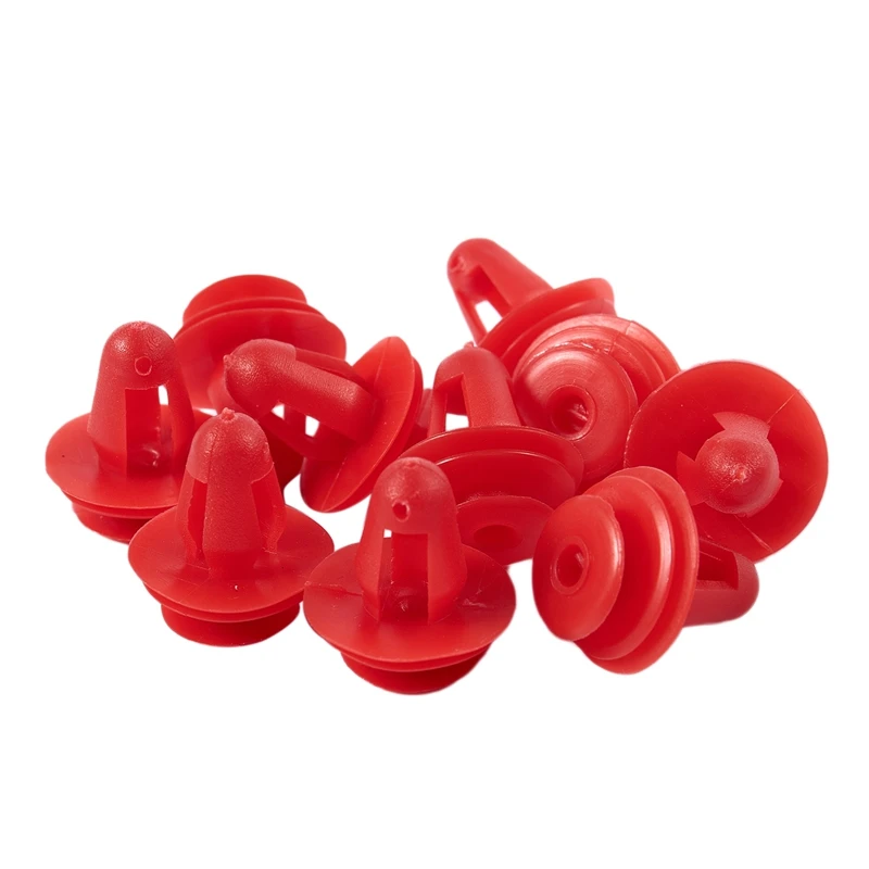 10x красная накладка на переднюю и заднюю дверь панель Фиксатор клипса для