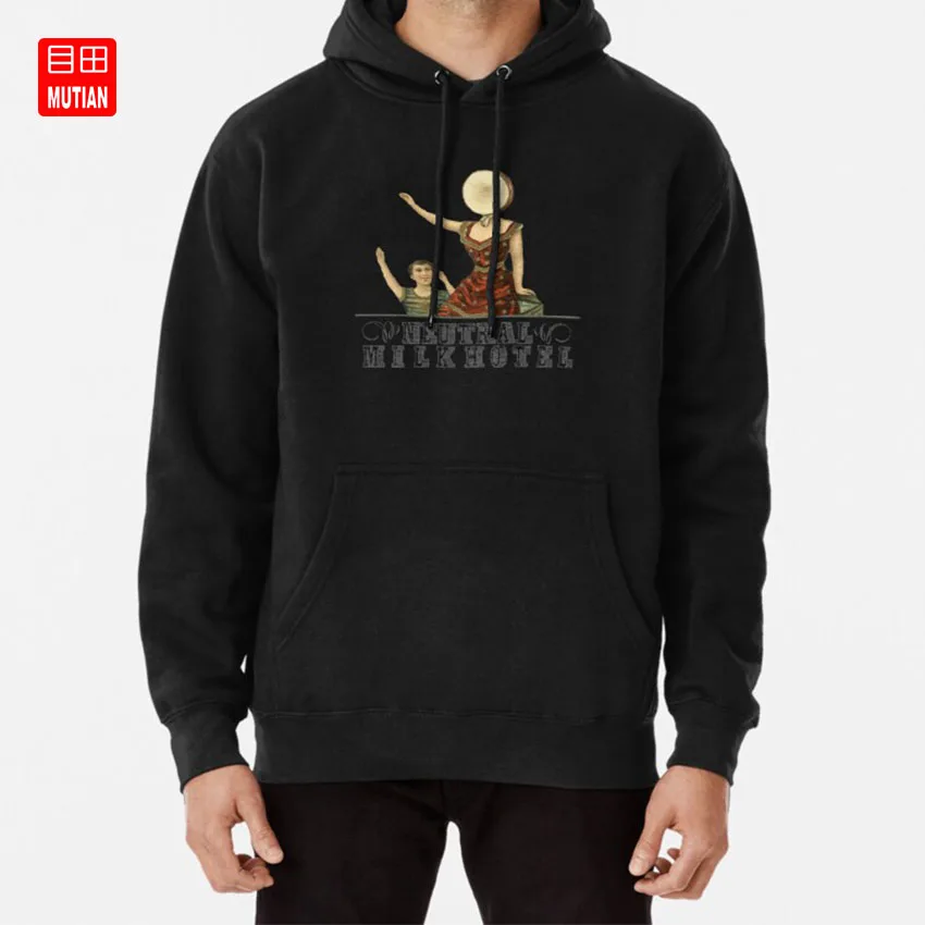 Нейтральный молочный отель-в самолете над футболка с морским принтом