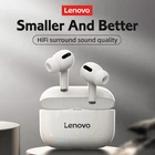 Оригинальные беспроводные наушники Lenovo LP1S Bluetooth 5,0 с микрофоном, спортивные водонепроницаемые наушники, наушники с сенсорным управлением для музыки, гарнитуры