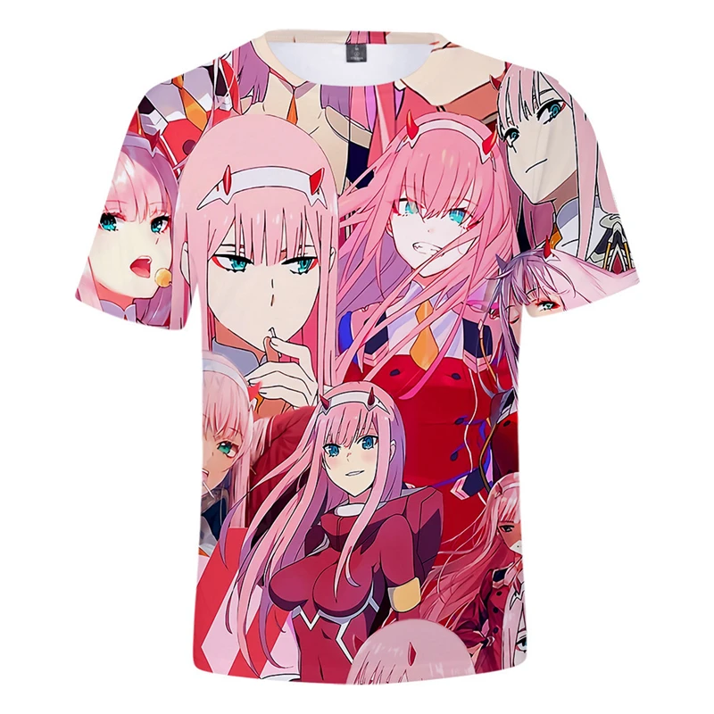 

3D Printed Japanese Anime Game Cartoon Girl Street Beach Men and Women Leisure Sports Short Sleeve Summer Children T-Shirt