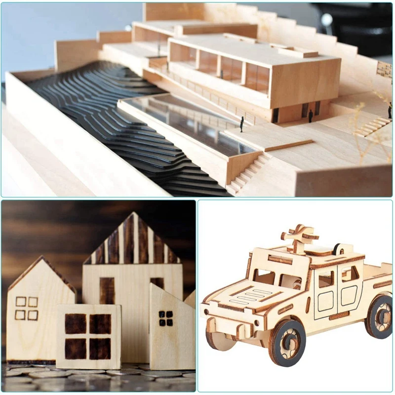 

100 Pcs Blank Slices Wood Square for DIY Crafts Painting, Scrabble Tiles, Coasters, Decorations Unfinished 7.5 CM Wood Board