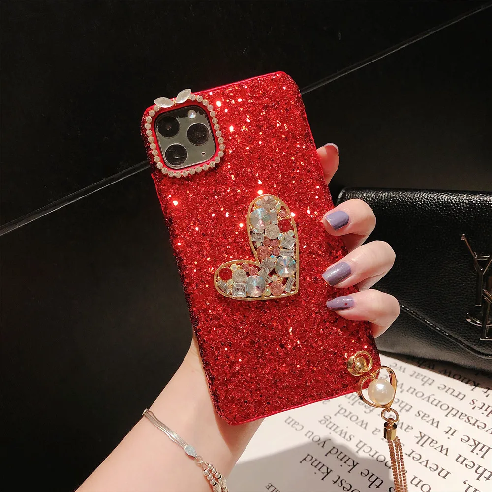 Блестящий чехол для телефона Redmi Note 10S 9 pro max 7 8 9C 8A 9A S2