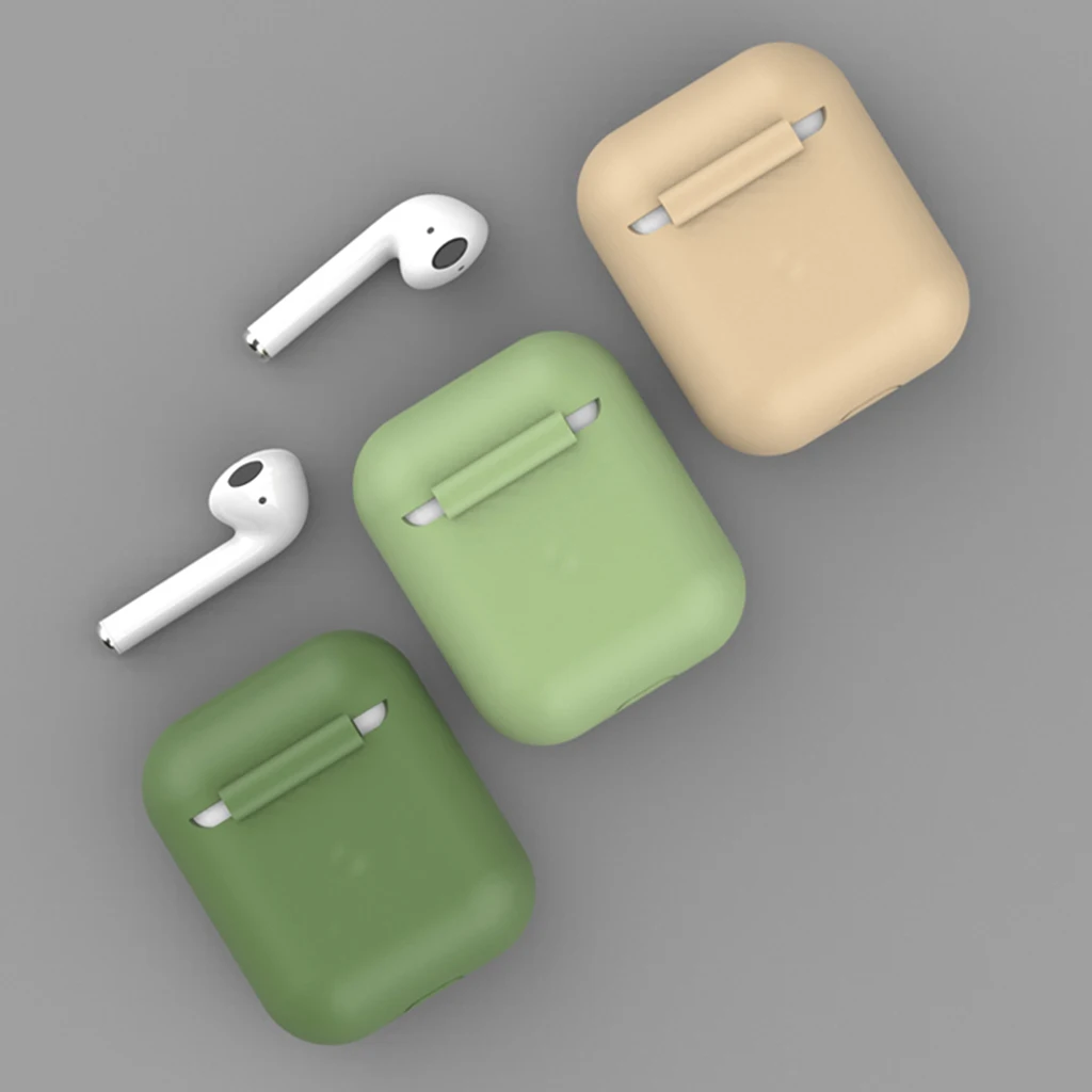 Силиконовый чехол s для Airpods 1 2nd защитный наушников Apple Air pod 2 противоударный