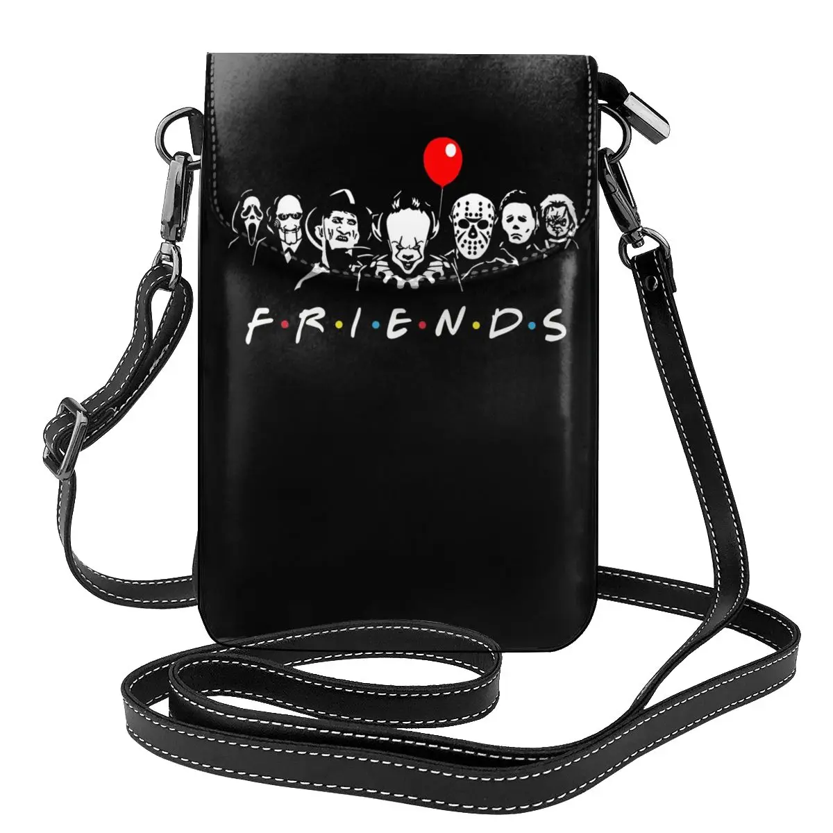 

Horror Movie Halloween Friends Shoulder Bag Film Character Shopping Woman Women Bags Gift Aesthetic Leather Purse