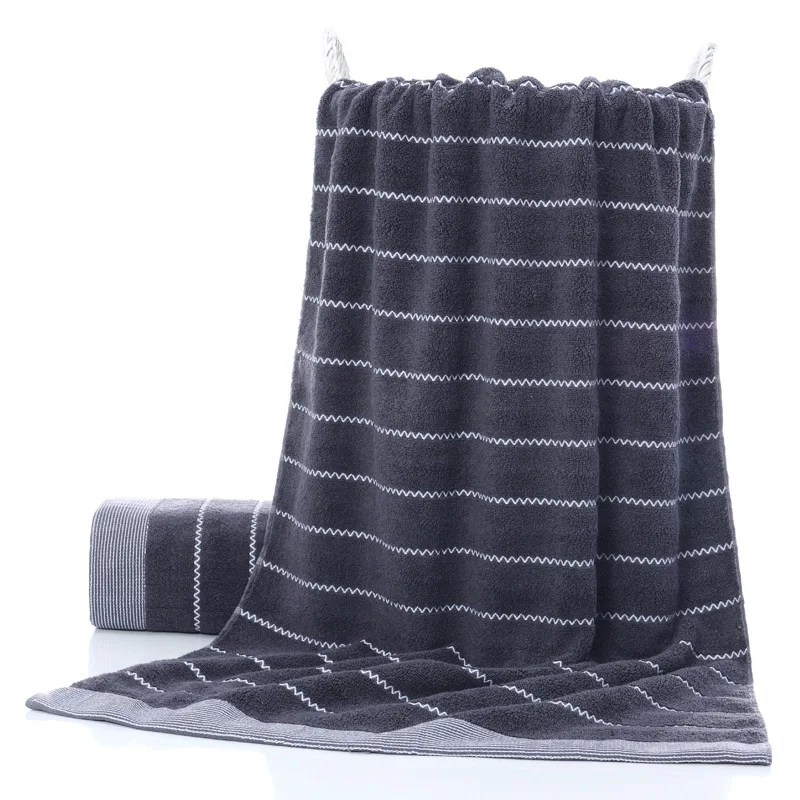 

1pcs Bath Towel Cotton Soft Large Towel 70 X 140cm Super Absorbent Adult Beach Towel Fast Water Drying Swim Sport Travel Towel