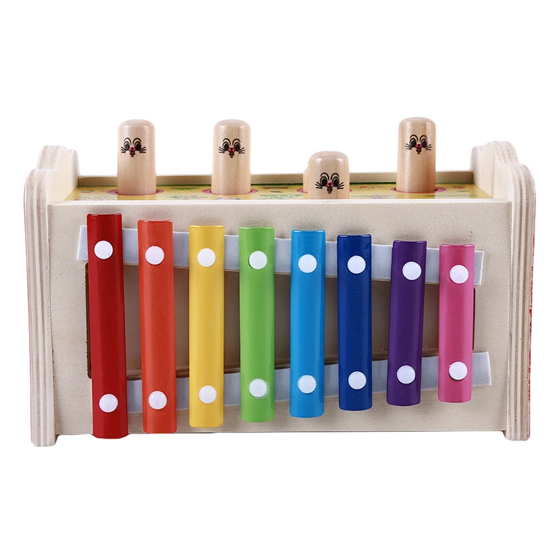 

Animal Themed Wooden Hamster Large Children Playing Table Playing Piano Musical Toy Puzzle children's Toys