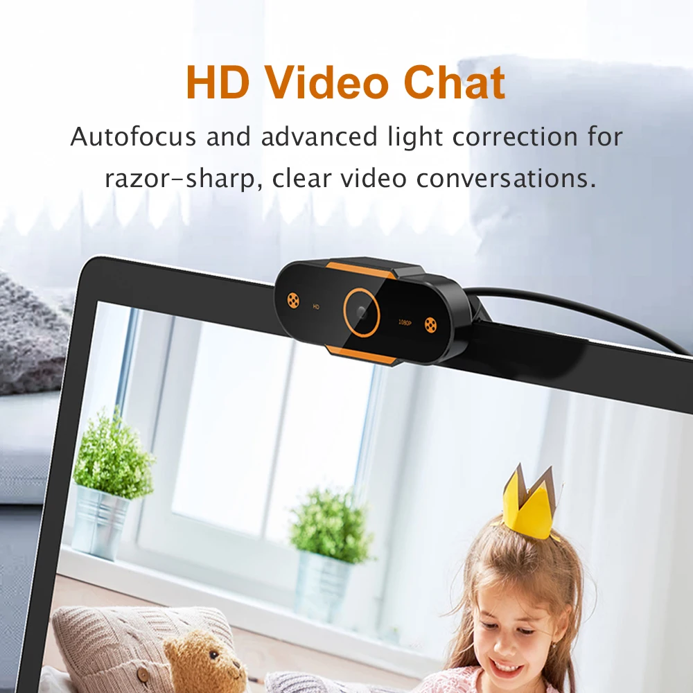 

Webcam 1080P Full HD 1080P Web Camera Built-in Microphone USB Plug Web Cam For PC Computer Mac Laptop Desktop Xbox YouTub Camera