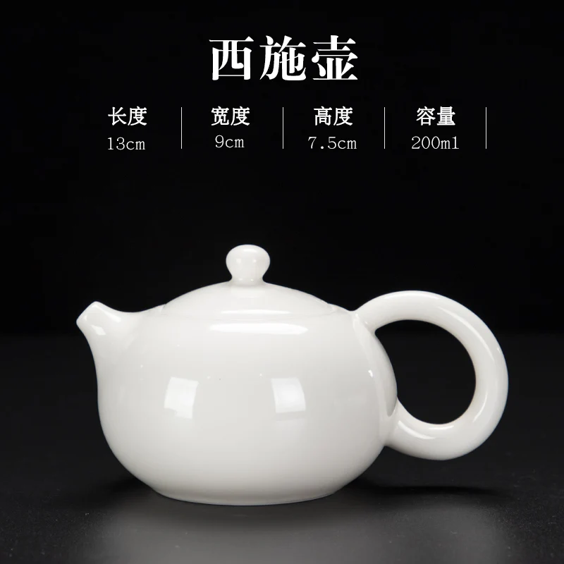 

Chinese Ceramic Teapots Handmade with Filter Handle Sencha Tea Samovar Teapots Zaparzacz Do Herbaty Kitchen Products DB60CH