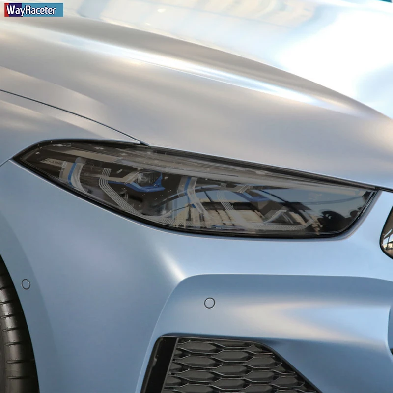 2 шт. Прозрачная Черная защитная пленка для автомобильных фар BMW 8 серии G14 G15