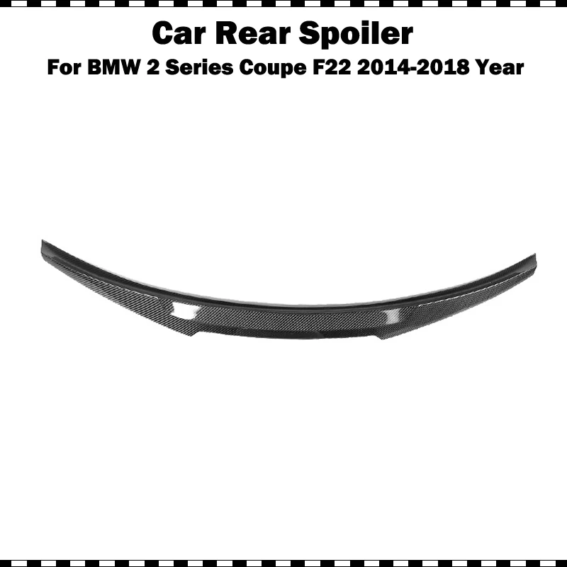 M4 style Carbon fiber rear trunk spoiler For BMW 2 series coupe 220i 225i M235i M240i 2014 - 2020 F22 CF wing | Автомобили и