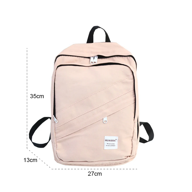 

Fashion Canvas Backpack Women Men 2020 New High Quality Kawaii Student Big Bookbag For Teenagers Female Rucksack Bag LWJ003