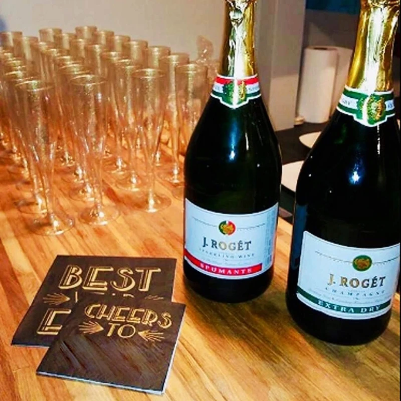 20 шт. золотые блестящие пластиковые бокалы для шампанского одноразовые чашки