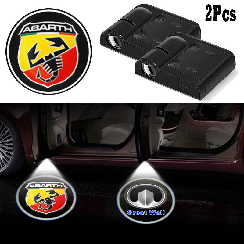 

2pcs Car Door Welcome Light Car LED Lights For Chery Accessories Tiggo 7 Pro 8 4 5 3 2 T11 5X Amulet Fora QQ IQ Fulwin Arrizo 5