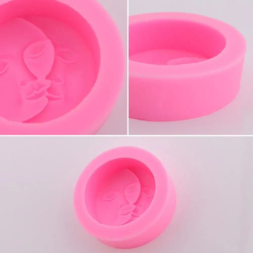 

1Pc Face Fondant Cake Silicone Mold Soap Soap Mold Mold Jelly Baking Pastry Mold Cake Tool Chocolate I2W5
