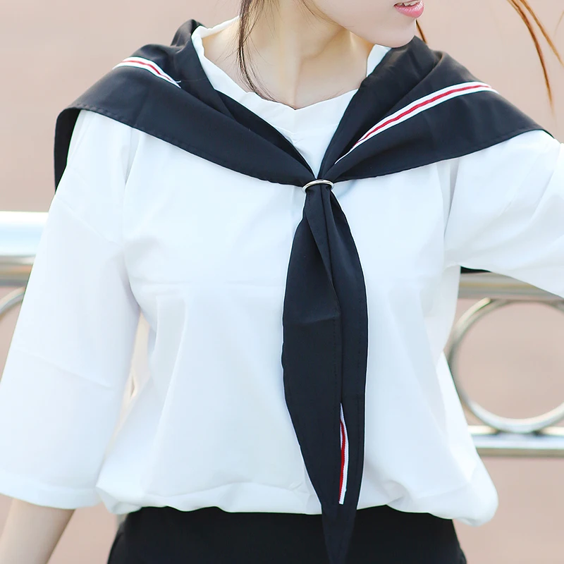 Рубашка с короткими рукавами в британском стиле Японской академии летняя