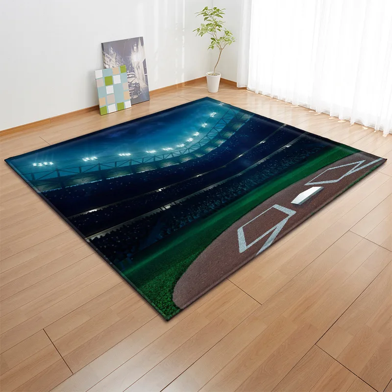 

Grass Court Printed Three-dimensional Carpet Living Room Runway Green Color Mat Bathroom Carpet Bath Mat Game Mat Bath Mat