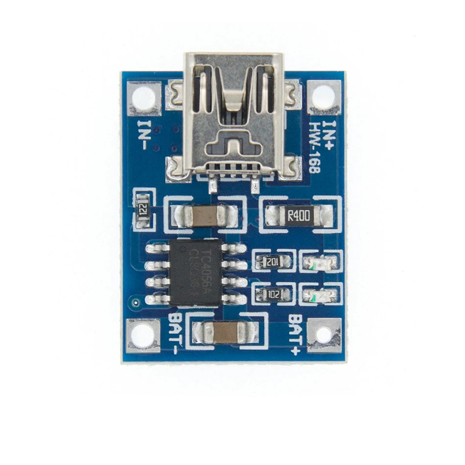 TP4056 Protection Dual Functions 5V 1A Micro USB 18650 Lithium Battery Charging Board Charger Module | Электронные компоненты и