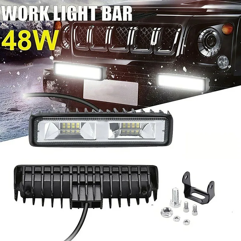 

LED Headlights 12-24V Work Light for Auto Motorcycle Truck Boat Tractor Trailer Offroad Working Lights LED Work Light Spotlights