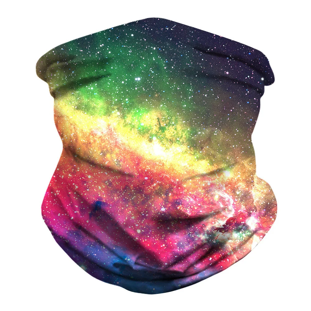 

Neck Gaiter Face Cover Dustproof Women Men Starry Sky Scarf Bandana Hiking Camping Running Breathable Summer Outdoor Sports