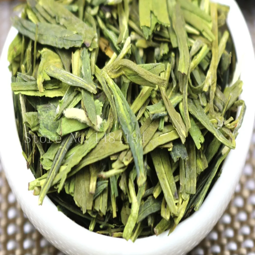 Известный Хорошее качество Dragon Well весенний зеленый чай для здоровья зеленая еда