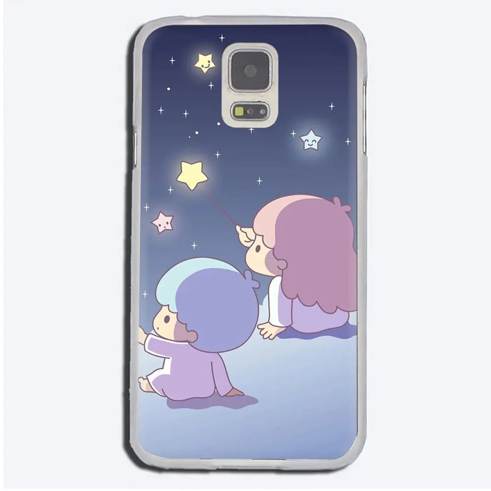 H11 EWAU с рисунками из мультфильма «My Melody» маленький Две звезды жесткий чехол для телефона с рисунком в виде обложка чехол для Samsung Galaxy S6 7 Edge S8 9 10 Plus, Note 8, 9, 10, M10 20 30 40 - Цвет: H11