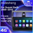 Автомагнитола для Suzuki Swift 2005, 2006, 2007, 2008, 2009, 2010, Android 10,0, DSP, GPS, IPS, 2DIN, без DVD