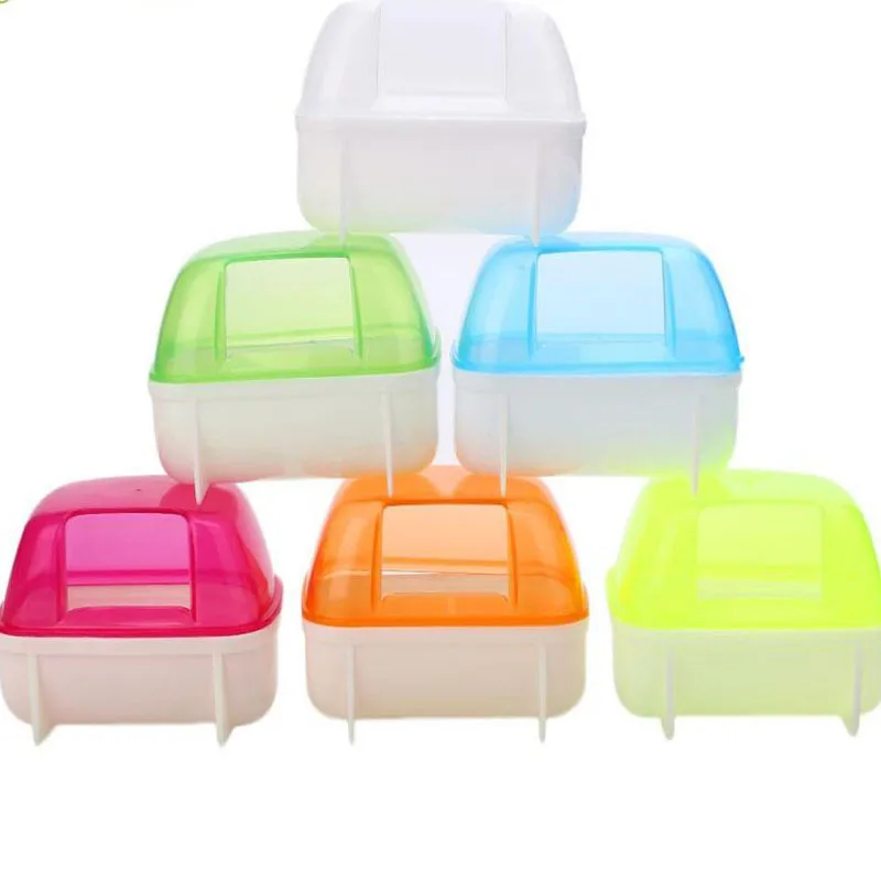 Маленький хомяк для домашних животных ванная комната Песочная дом сауна туалет