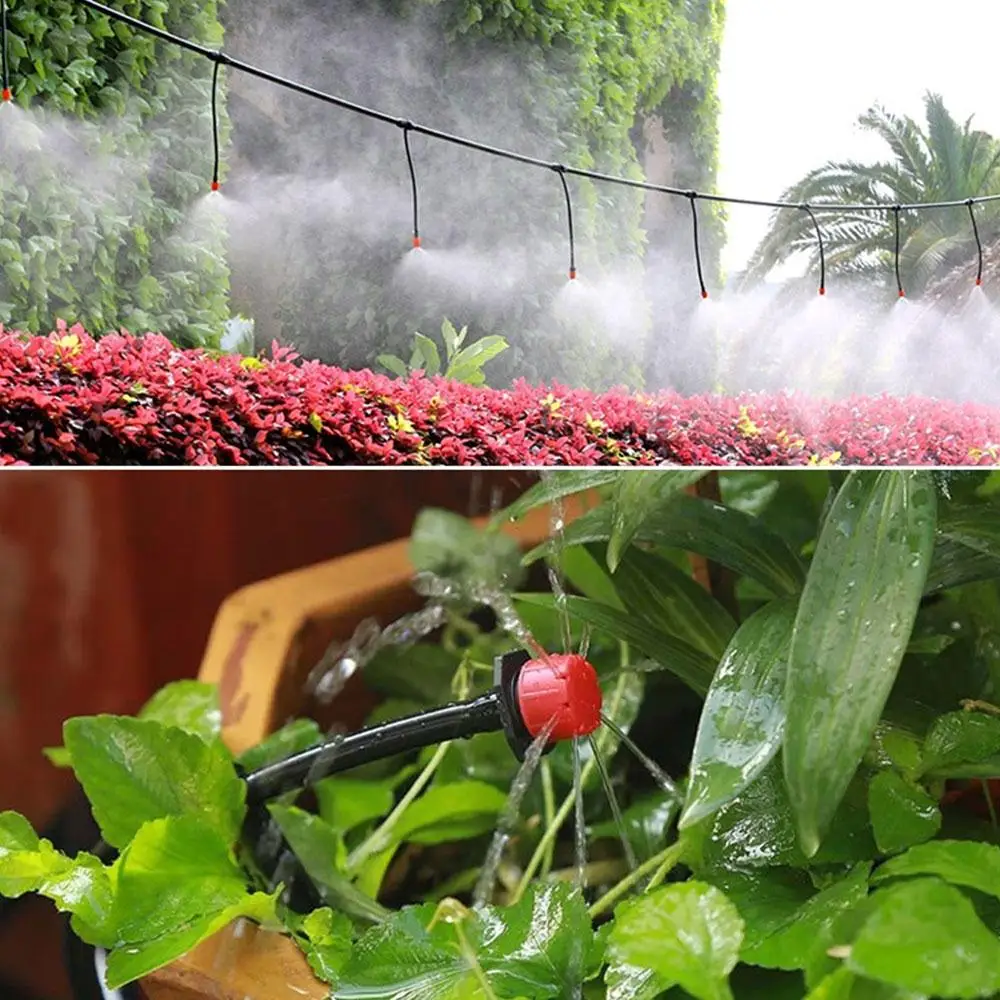 

10/15/25/30m Humidification Lawn Sprinklers Irrigation Hose Misting Sprinkler Automatic Multi-Function Watering Spray Nozzle