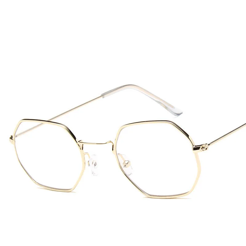 

Polygon Sunglasses For Woman Sun Glasses Female Metal Frame Eyeglasses gafas de sol Steampunk Sun Glasses Hot CM3403