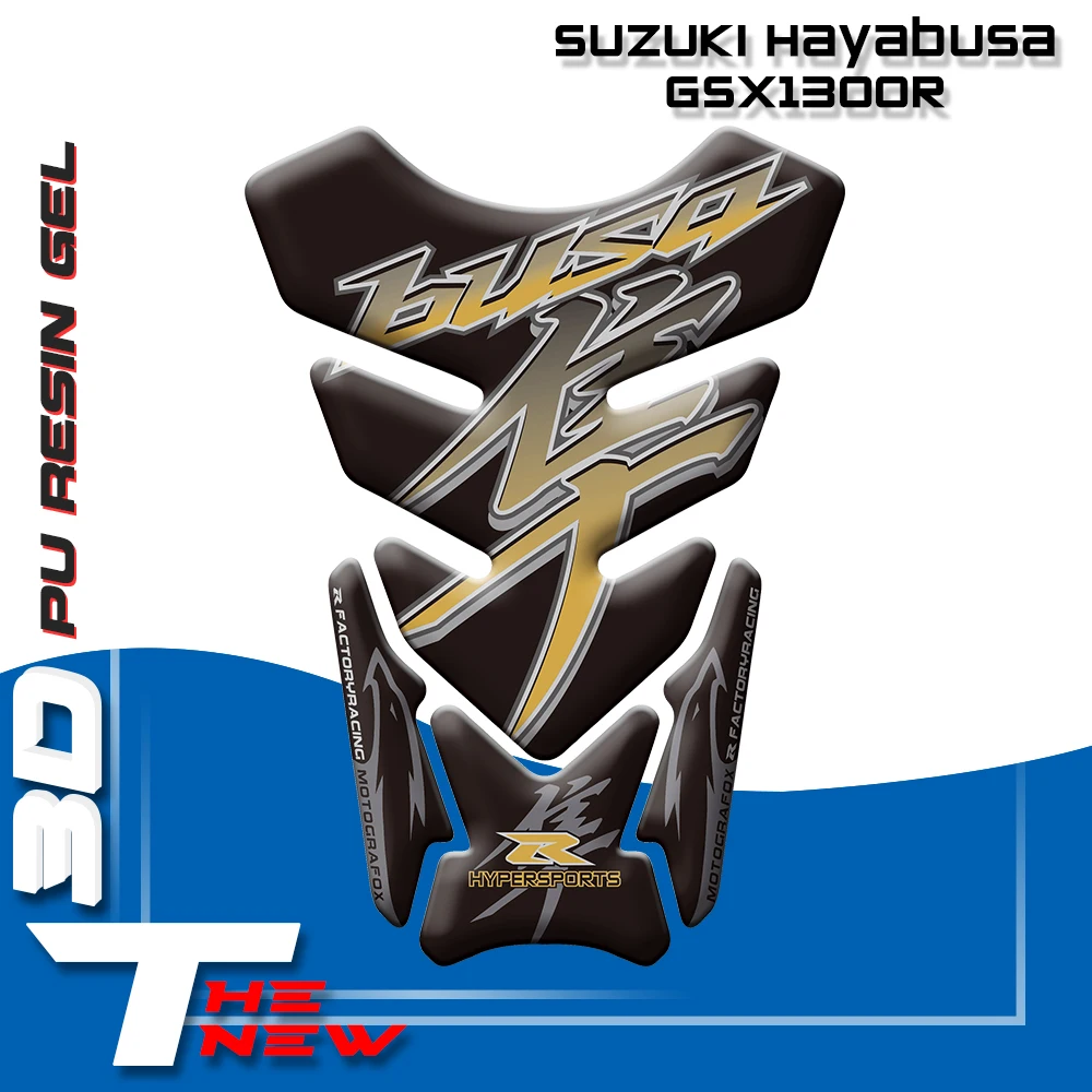 Мотоциклетная 3d наклейка эмблема защита танка для Suzuki Hayabusa GSX1300R|Наклейки и
