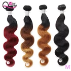 Малазийские волнистые пряди волос May Queen 10-26 дюймов, 100% человеческие волосы для плетения, предварительно окрашенные пряди волос с эффектом омбре, волосы без повреждений