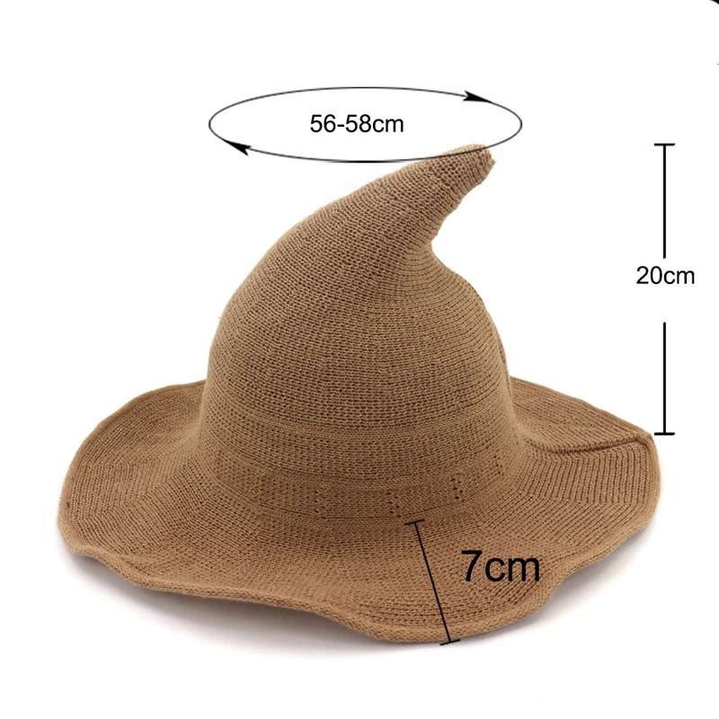 

Hat Witch Halloween Party Women's Wool blend Fisherman's Hat Fashion Solid Keep Warm Diversified the Bucket Hats