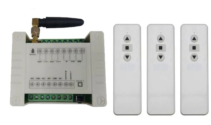 1000M 12V 24V 36V 48V 2CH 2 CH 10A Беспроводной пульт дистанционного управления для трубчатого