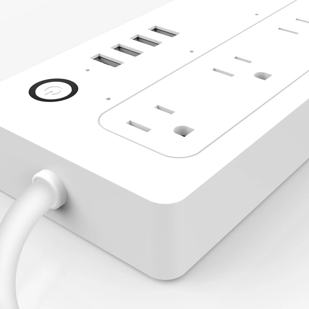 4 USB порт розетка Голосовое управление умный Wifi силовая полоса Защита от перенапряжения несколько розеток дистанционного управления умная вилка Wi-Fi