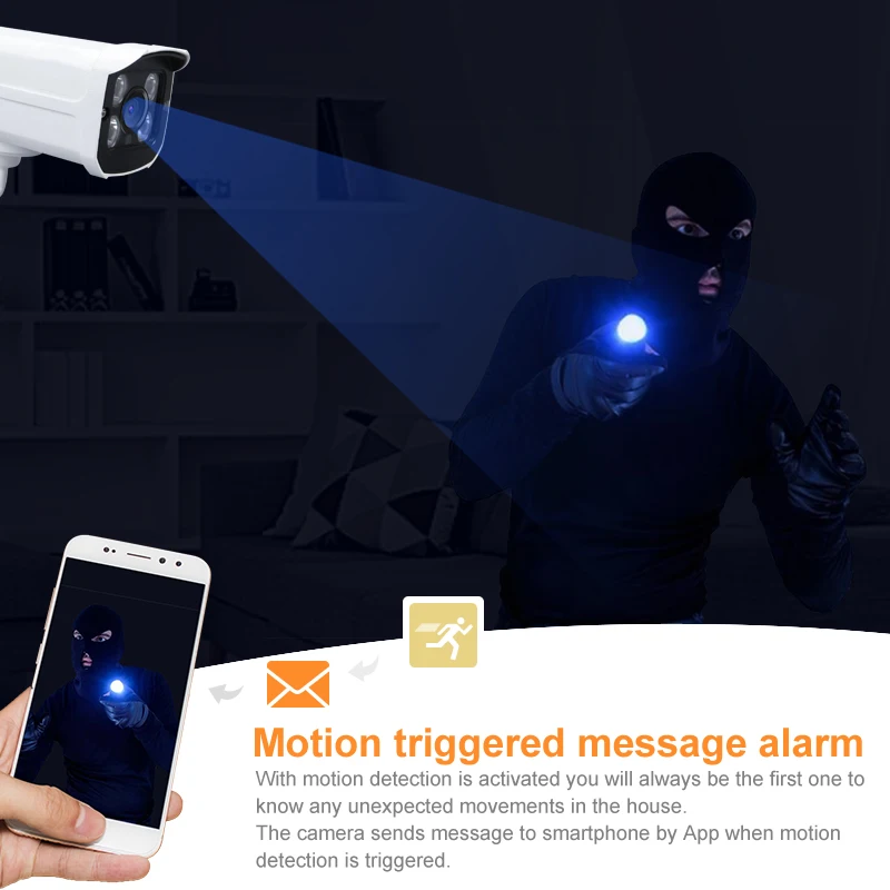 ZSVIDEO система видеонаблюдения камера безопасности беспроводная домашняя уличная