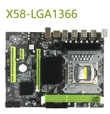 HOT-X58 материнская плата Lga 1366 Ddr3 Ecc/Reg поддержка памяти для сервера Xeon X5550 X5675 X5680 X5690 E5520 E5540