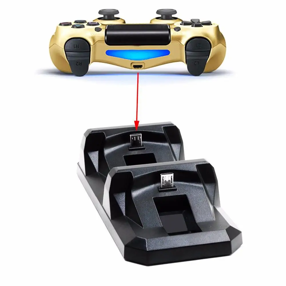 EastVita USB Dual Charging Station Charger Dock Stand for Sony PS4 Joystick Controller Fast Gamepad | Электроника