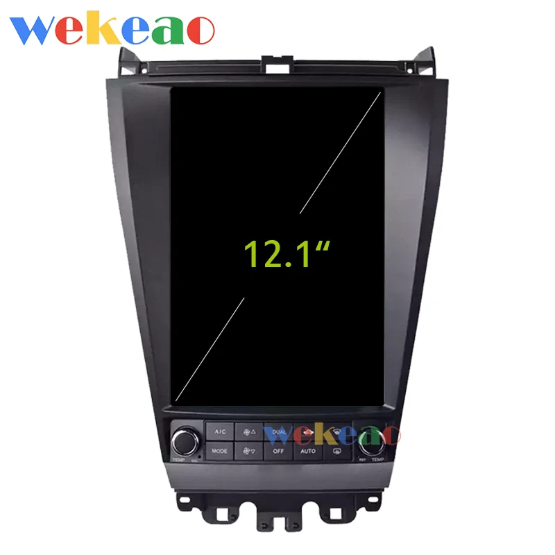 Wekeao вертикальный экран Tesla Style 12 1 'ɺndroid 9 0 автомобильный Dvd мультимедийный