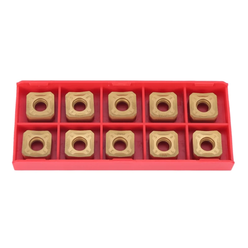

10Pcs SNMX1206 Carbide Milling Inserts Processing Cast Iron Die Steel Milling Inserts Lathe Accessories