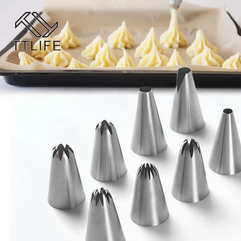 

8/14/26/50Pcs/Set Silicone Pastry Bag Tips Kitchen DIY Cake Icing Piping Cream Cake Decorating Tools Reusable Pastry Bags