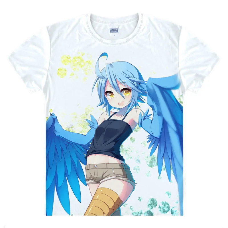 Футболка с рисунком из аниме монстра мусуме не Iru Nichijou футболки для косплея Miia Papi