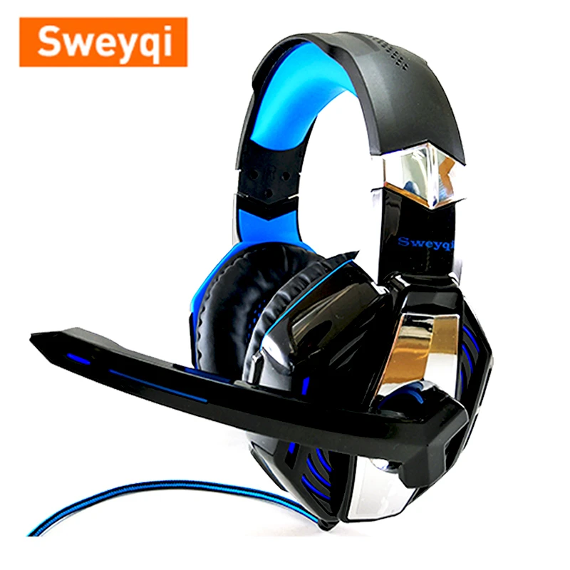 Игровая гарнитура sweyqi A701 для Xbox one PS4 PC шумоподавление наушники с микрофоном