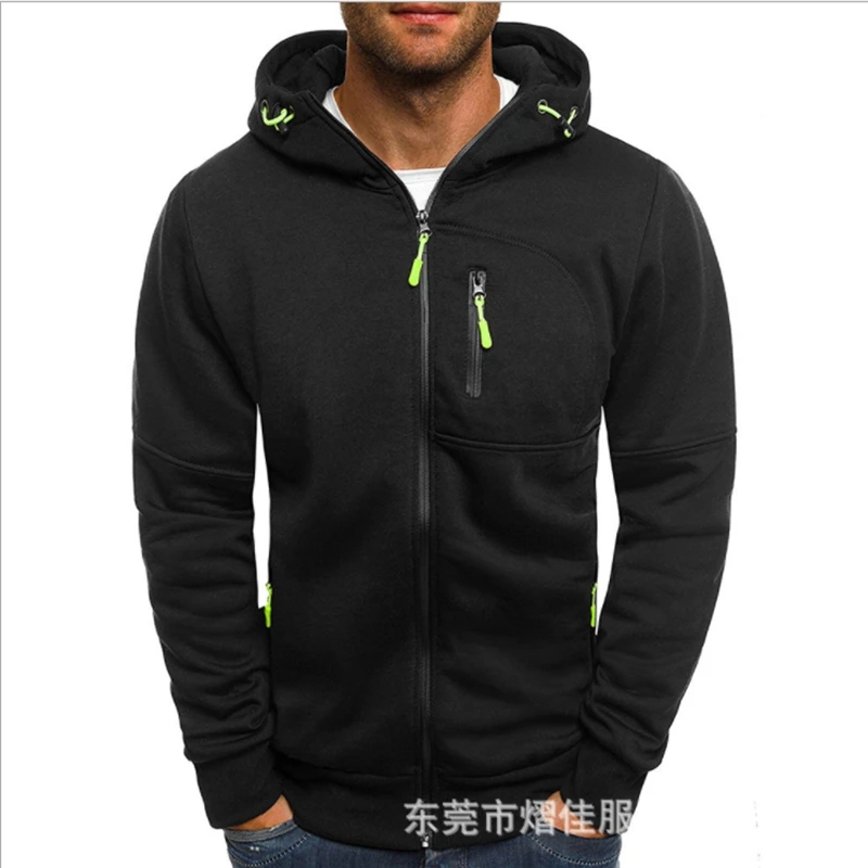 

NEW 2021 Fashion men's Spring New motorcycle For DAF cotton casual zipper men's Hoodie