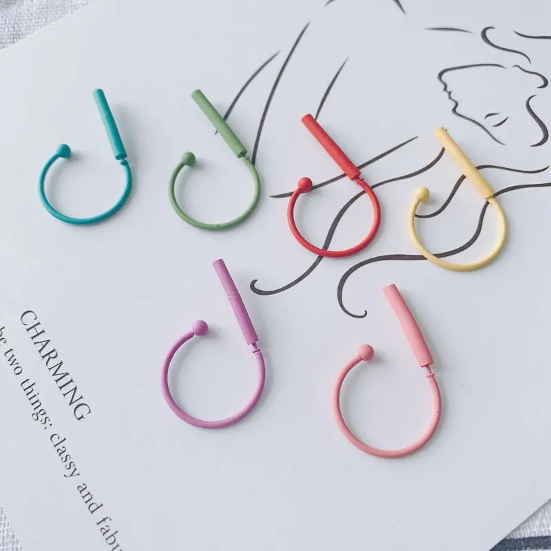 DIY jewelry accessories multi-color optional circle earrings earrings jewelry accessories materials