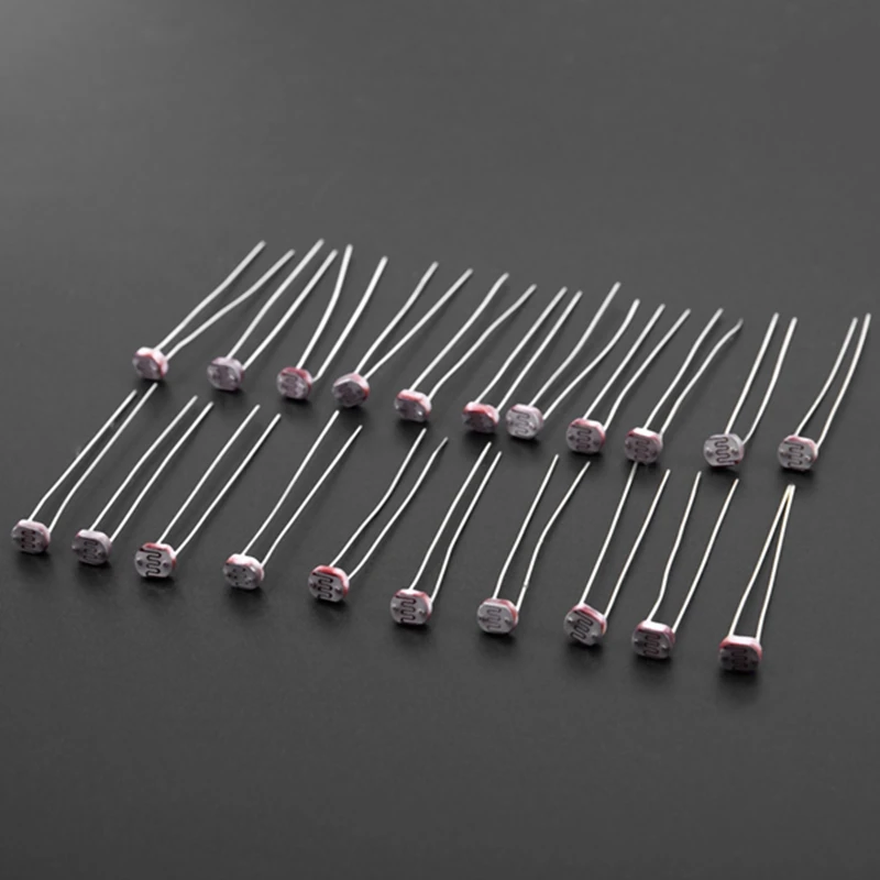 20pcs Photoresistor 5MM GL5537 LDR Light-Dependent Resistor | Компьютеры и офис