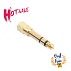 Переходник со штекера 6,35 мм на гнездо 3,5 мм, аудиогарнитура, микрофон, гитара, записывающий адаптер, конвертер 6,35 3,5, кабель Aux с золотым покрытием