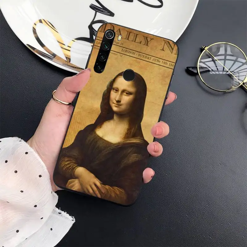 

Art mona lisa vintage Phone Case For Xiaomi mi 9 9t 10 redmi 9 9a 8 8a note 10 9 9s 8 8t 7 pro max funda